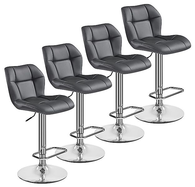 Yaheetech Barhocker (4 St), 1/2/4/6er-Set Barstühle Küchenstühle Bistrohock günstig online kaufen