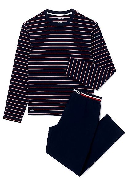 Lacoste Pyjama Schlafanzug Pyjama lang (Packung, 1 tlg) günstig online kaufen