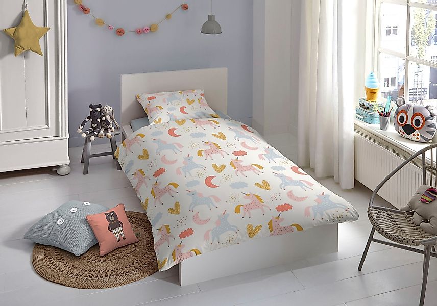 good morning Babybettwäsche Unilove, Renforcé, 2 günstig online kaufen