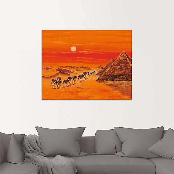 Artland Wandbild "Karawane II", Afrika, (1 St.), als Alubild, Outdoorbild, günstig online kaufen