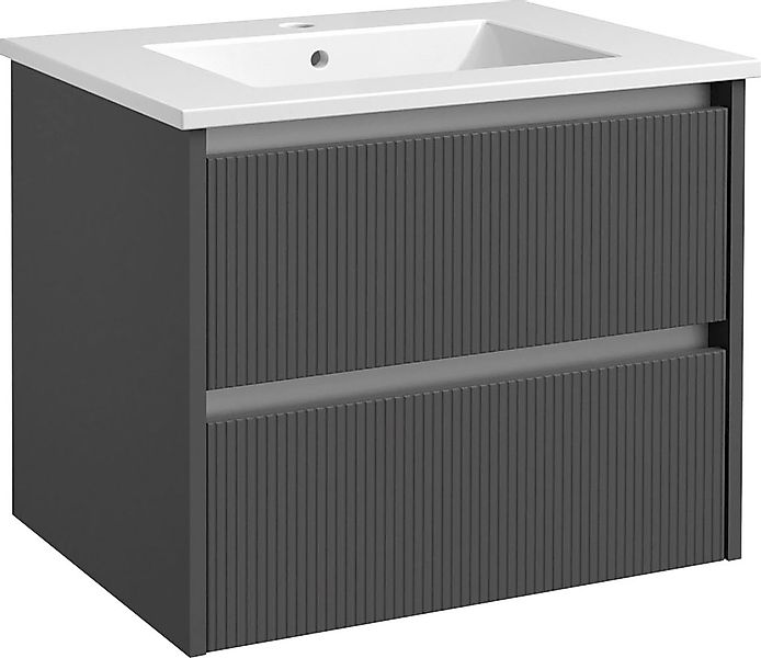 welltime Waschtisch »Urban«, mit Keramik Waschbecken, 2 Schubladen mit Soft günstig online kaufen