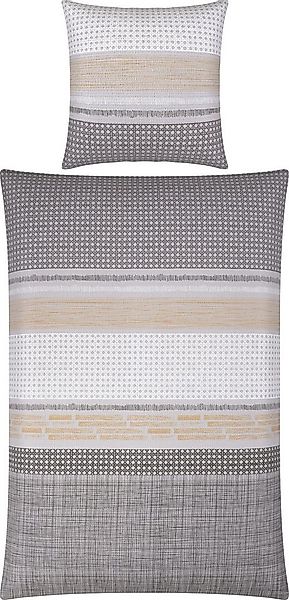 Erwin Müller Bettwäsche Bettwäsche, Seersucker, Steifen günstig online kaufen