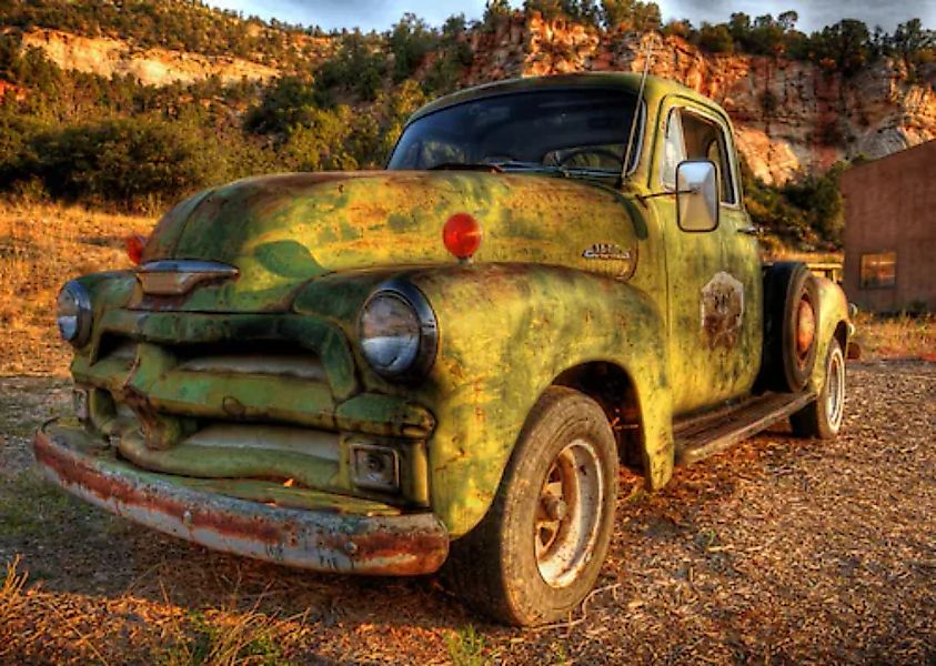 Papermoon Fototapete »Vintage Pick Up Truck« günstig online kaufen