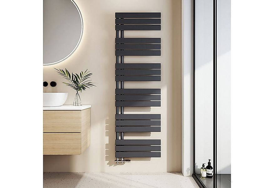 EMKE Badheizkörper Anthrazit Flach Paneelheizkörper Handtuchtrockner, Verti günstig online kaufen