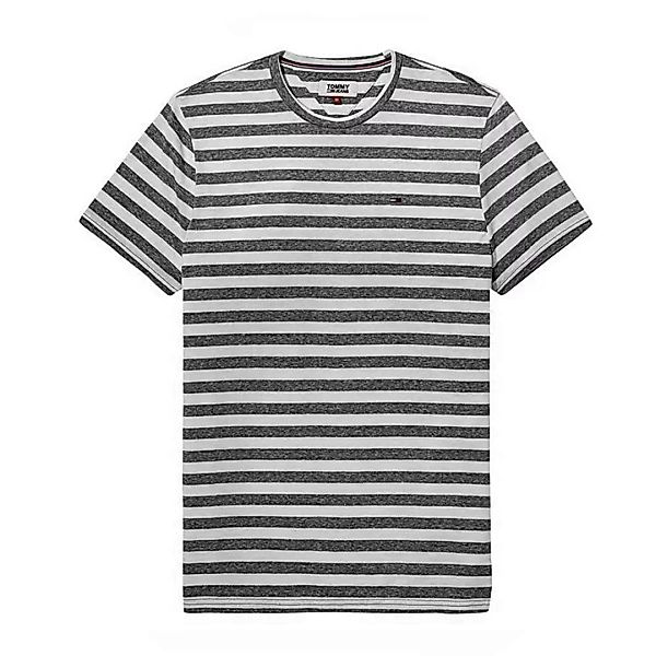Tommy Hilfiger Stripe Kurzärmeliges T-shirt S Tommy Black / White günstig online kaufen