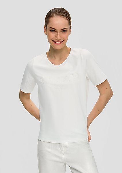 s.Oliver BLACK LABEL Kurzarmshirt T-Shirt aus günstig online kaufen