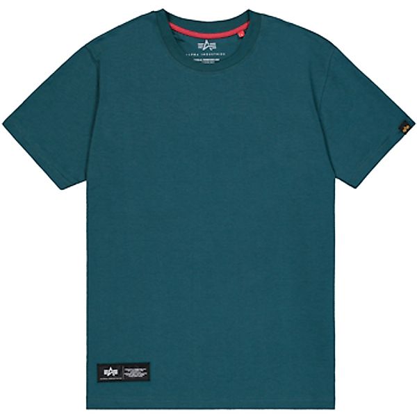 Alpha Industries  T-Shirt Label Backprint T-Shirt - deep petrol günstig online kaufen