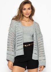 SASSYCLASSY Cardigan Oversize Strickcardigan Damen mit günstig online kaufen