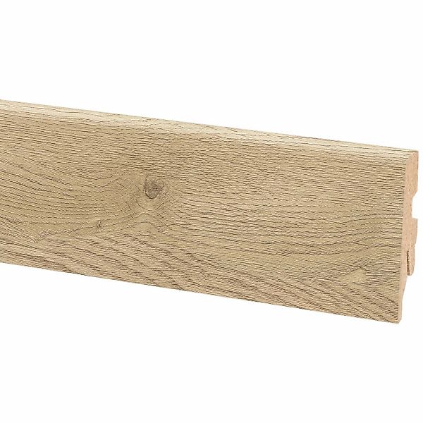 Sockelleiste Eiche Cordoba/California oak 60 mm x 20 mm Länge 2600 mm günstig online kaufen