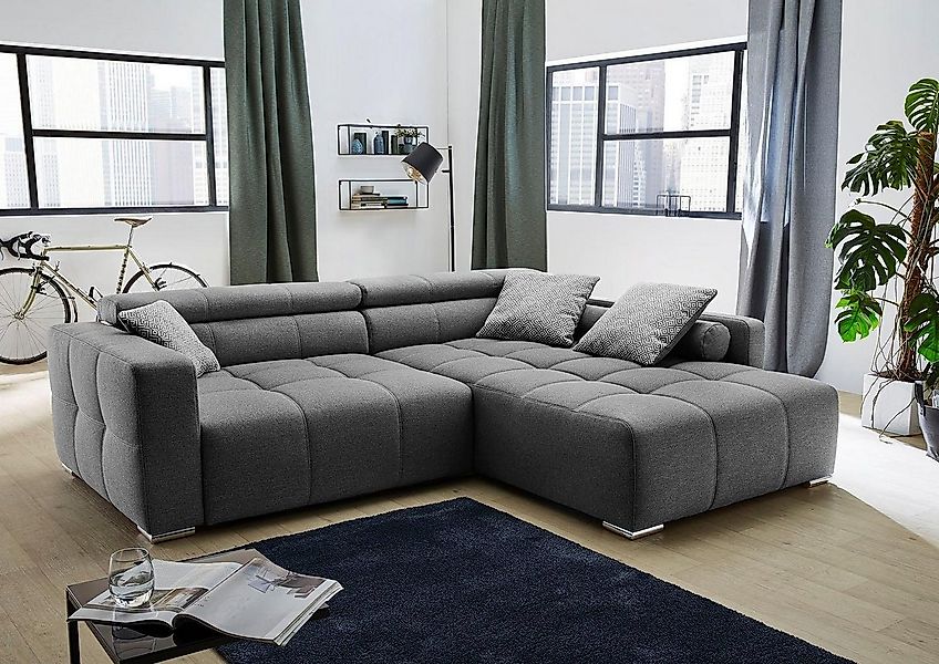 Jockenhöfer Gruppe Ecksofa "Salerno L-Form, B: 280 cm" im Big-Sofa-Style, m günstig online kaufen
