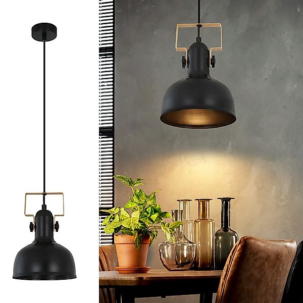 Nettlife Pendelleuchte Esstisch Schwarz Vintage E27 günstig online kaufen