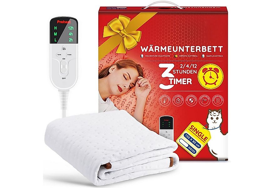 Mia&Coco Heizmatten Wärmeunterbett 150 x 80 cm günstig online kaufen