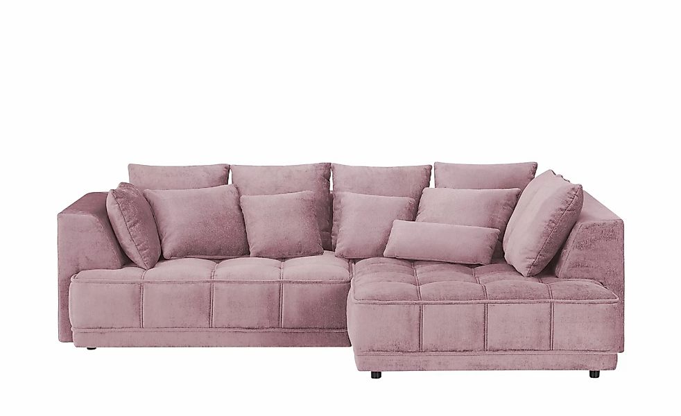 switch Ecksofa aus Samt Tiga ¦ rosa/pink ¦ Maße (cm): B: 285 H: 88 T: 205.0 günstig online kaufen