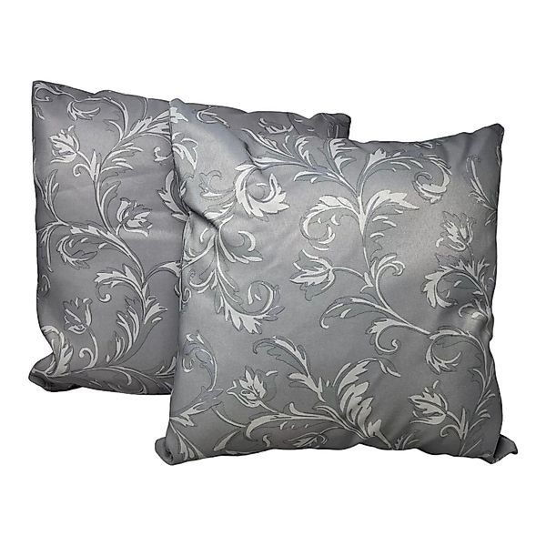Jet-Line Outdoor Rückenkissen 2er Set Nizza Anthrazit 40 x 40 cm günstig online kaufen