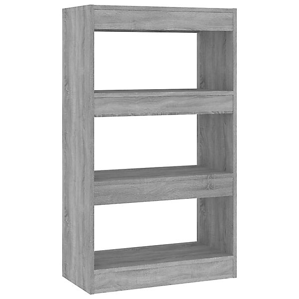 VidaXL Bücherregal/Raumteiler Grau Sonoma 60x30x103 cm Holzwerkstoff günstig online kaufen