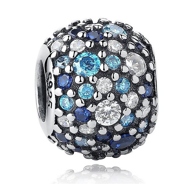 PANDACHARMS Bead Blaues Meeresrauschen Charm für Charm Armband, 925er Silbe günstig online kaufen