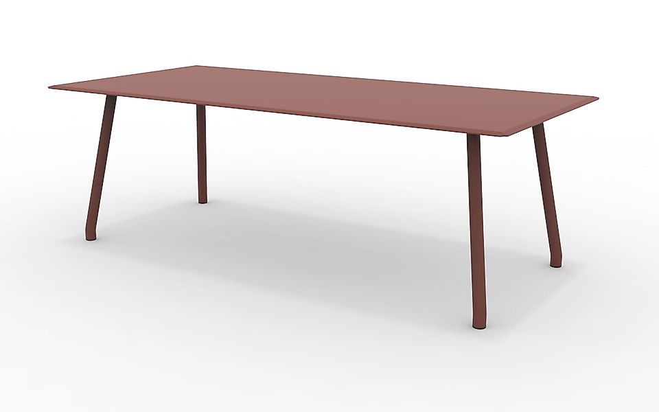 Großer Gartentisch Verdea 220 cm Terracotta günstig online kaufen