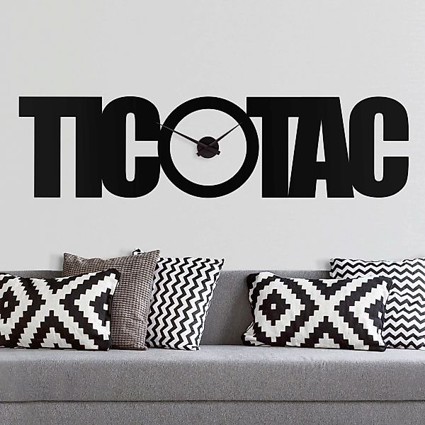 Wandtattoo-Uhr TicTac günstig online kaufen