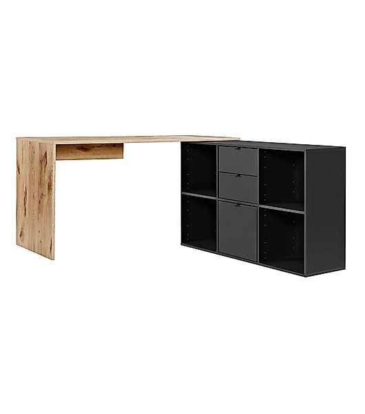 mokebo Eckschreibtisch Der Produktive (mit 2 günstig online kaufen