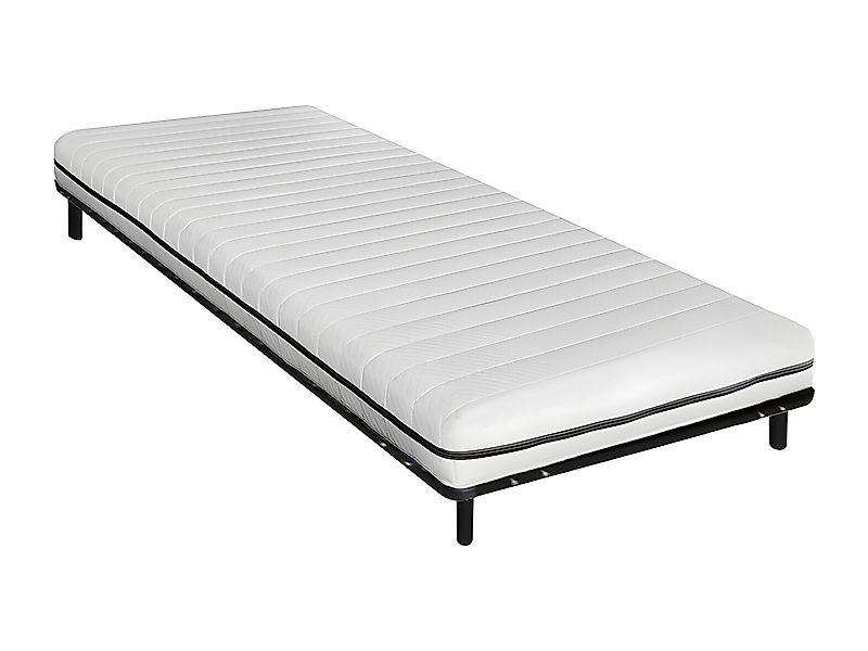 Set aus Lattenrost + Matratze - 90 x 190 cm - Schaumstoff - mit abnehmbarem günstig online kaufen