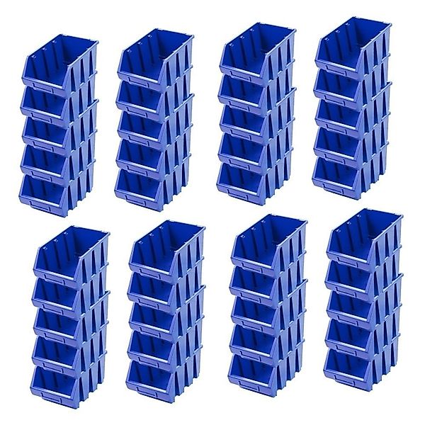 PROREGAL SuperSparSet 40x Sichtlagerbox 3 HxBxT 12,6 x 17 x 24 cm Polypropy günstig online kaufen