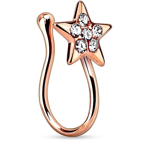 Taffstyle Nasenpiercing Fake Ring Piercing Hoop günstig online kaufen