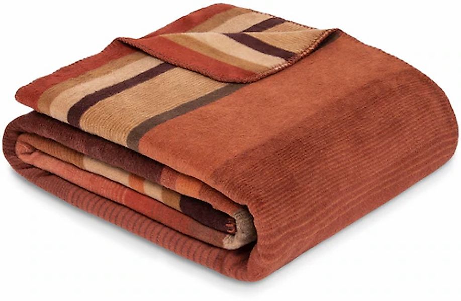 IBENA Wohndecke »Wohndecke Latur«, Im Streifen Look günstig online kaufen