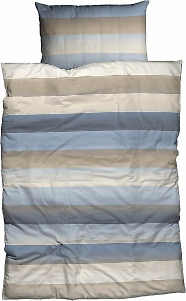 CASATEX Bettwäsche "Levio" 2 Stk. tlg. breite Streifen, Aquarellfarben, sti günstig online kaufen