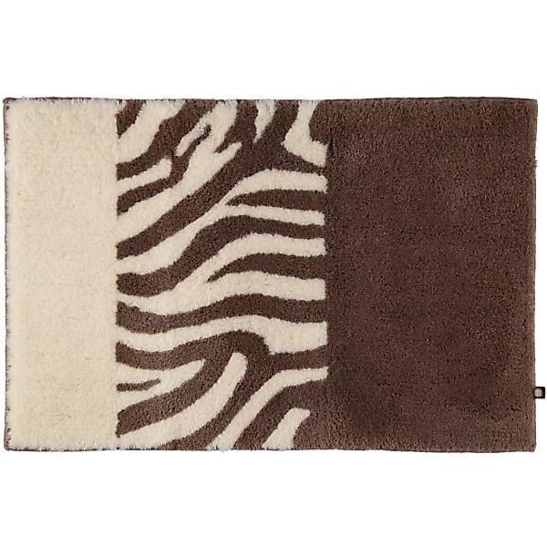 Rhomtuft - Badteppiche Zebra - Farbe: taupe/natur-jasmin - 1400 - 50x65 cm günstig online kaufen