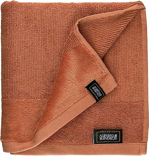 SCHÖNER WOHNEN-Kollektion Handtuch "Sense" mit Velourborte, hautschmeicheln günstig online kaufen