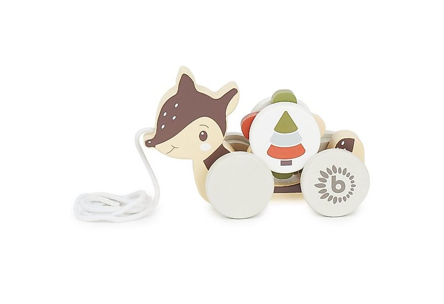 BIECO Nachziehtier Nachziehspielzeug Holz Reh Kinder Nachziehtier Wald ab 1 günstig online kaufen