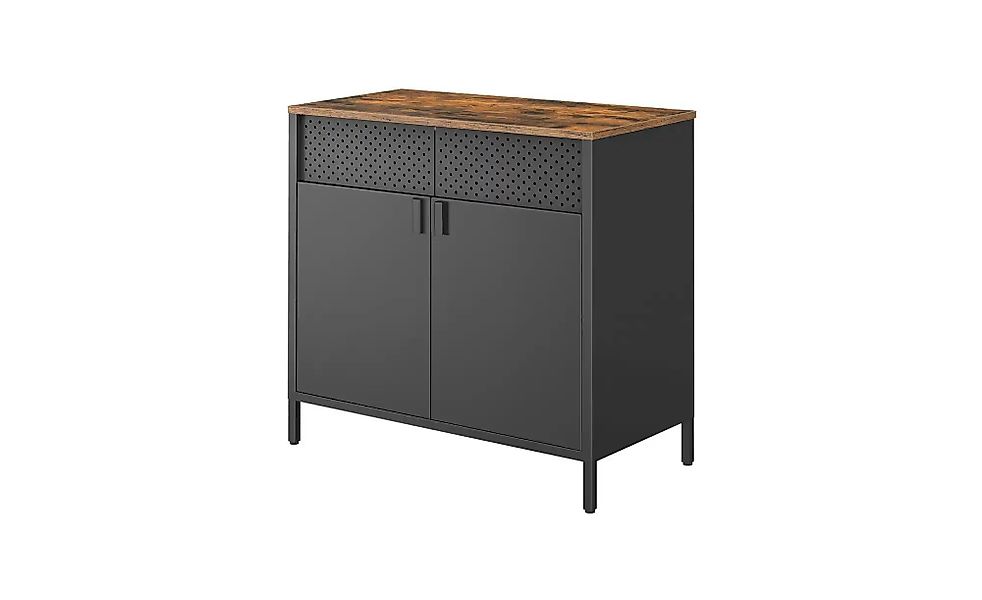 Sideboard   ¦ schwarz ¦ Maße (cm): B: 80 H: 76 Kommoden & Sideboards > Side günstig online kaufen