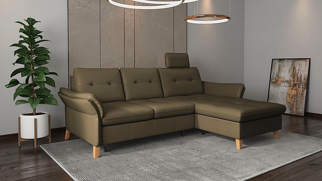 sit&more Ecksofa »Göteborg« Sitztiefenverstellung und Federkern, wahlweise günstig online kaufen