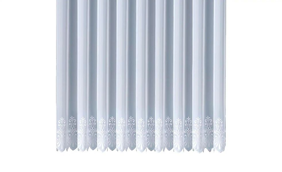 Weckbrodt Gardine "Heidelberg" Kräuselband 1 tlg. echte Stickerei, Voile, t günstig online kaufen