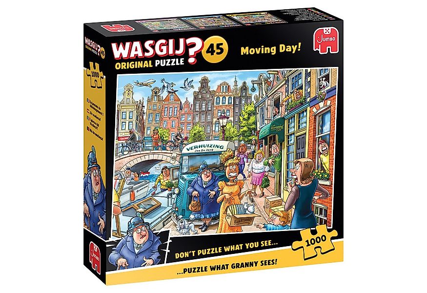 Jumbo Spiele Puzzle Wasgij Original 45, Umzugstag, 1000 Teile Puzzle, 1000 günstig online kaufen