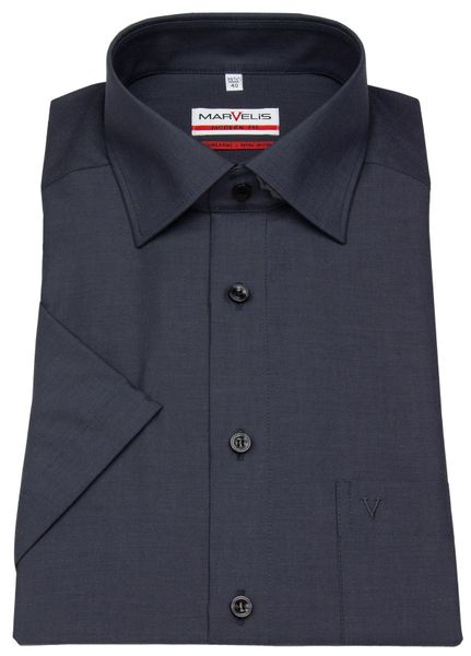 MARVELIS Kurzarmhemd Modern Fit leicht tailliert günstig online kaufen