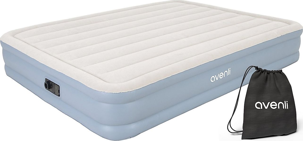 Avenli Luftbett Luftmatratze selbstaufblasend 2 Personen 203x152x33cm hoch, günstig online kaufen