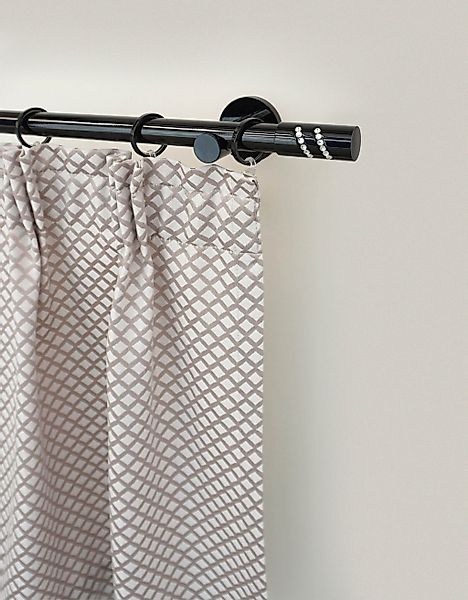 GARESA Gardinenstange BLACK, Ø 20 mm, günstig online kaufen