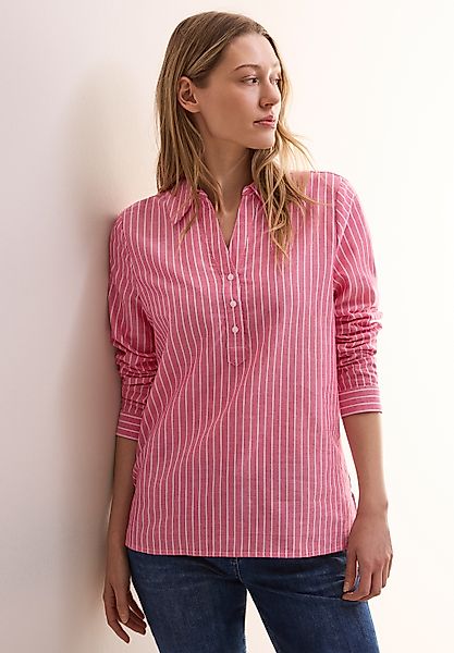 CECIL Blusenshirt Gestreifte Oxford Bluse (1-tlg) günstig online kaufen