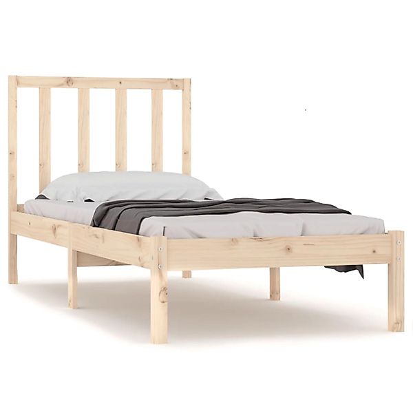 Vidaxl Massivholzbett Kiefer 75x190 Cm 2ft6 Small Single günstig online kaufen
