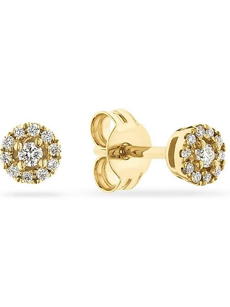 CHRIST Paar Ohrstecker CHRIST Damen-Ohrstecker Diamant günstig online kaufen