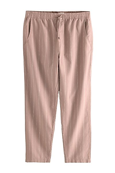 Next Leinenhose Gestreifte Hose aus Baumwolle günstig online kaufen