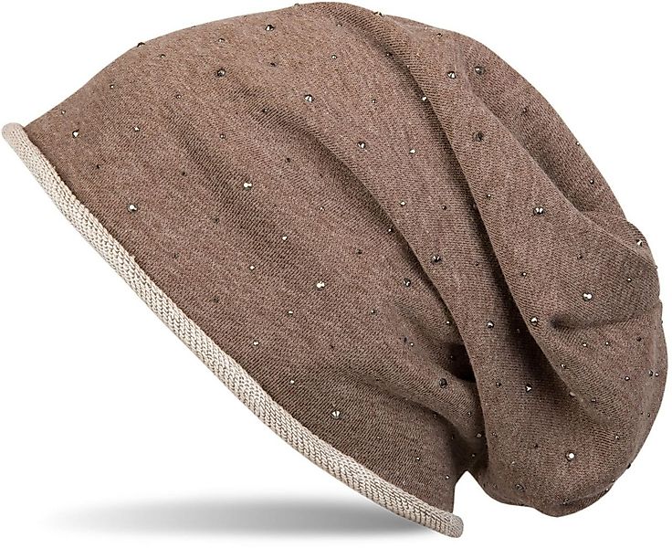 styleBREAKER Beanie Beanie mit Strass Nieten (1-St) günstig online kaufen