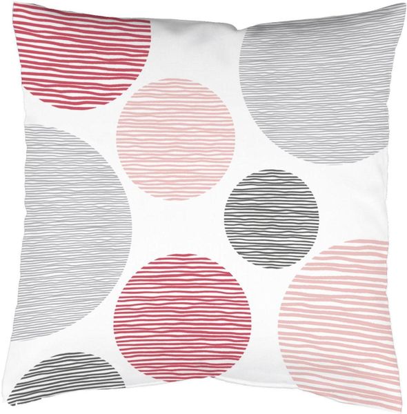 Home Basics Gardine Kissenhülle BORDEN samt, günstig online kaufen