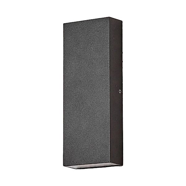 Lucande LED Wandleuchte Außen Corda 9969040 Spritzwassergeschützt Modern in günstig online kaufen