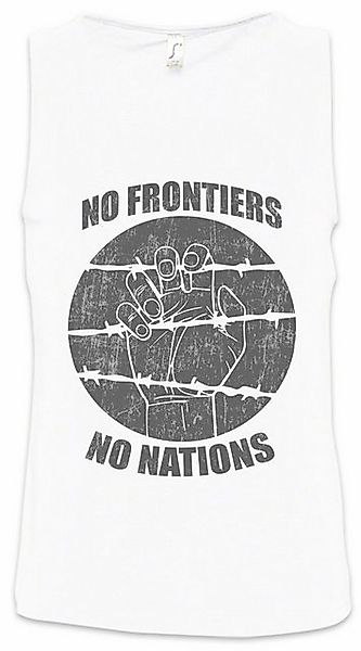Urban Backwoods Tanktop No Frontiers No Nations Ärmelloses T-Shirt Ebony Lo günstig online kaufen