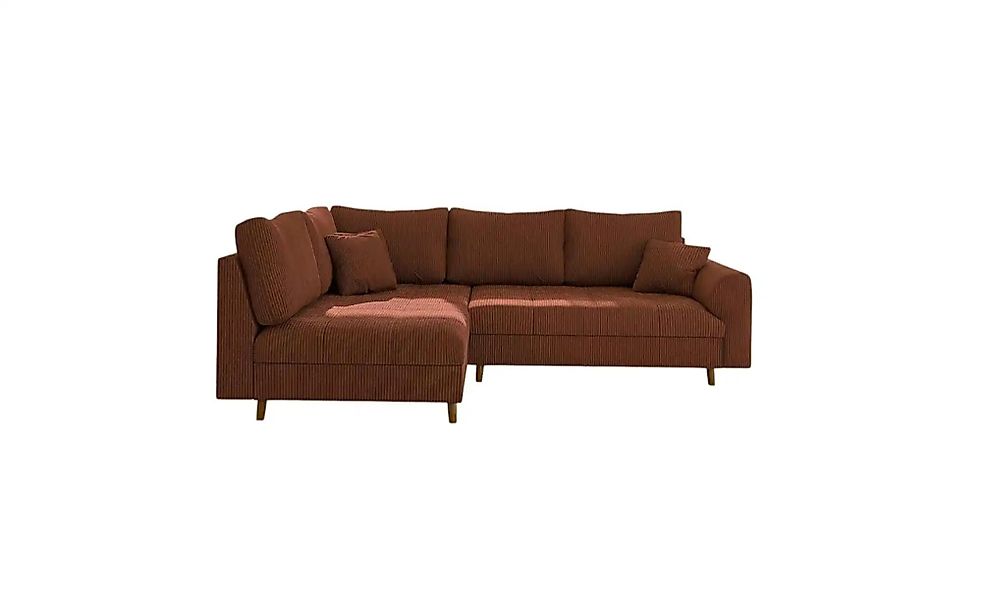 S-STYLE Ecksofa  Maya ¦ rot ¦ Maße (cm): B: 231 H: 81 Polstermöbel > Sofas günstig online kaufen