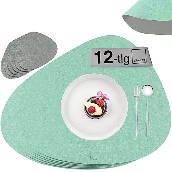 SÄNGER Platzset aus Kunstleder, (Set, 12-St., günstig online kaufen