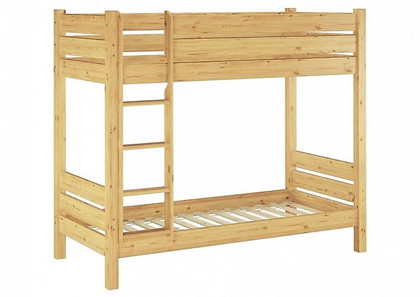 ERST-HOLZ Etagenbett Extra Stabiles Etagenbett aus Kiefer 100 x 200 Nische günstig online kaufen