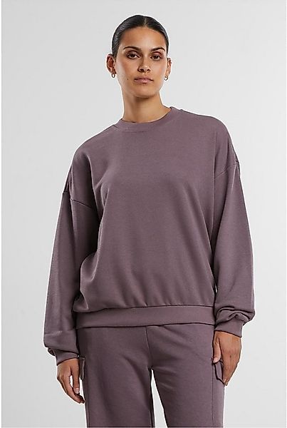 URBAN CLASSICS Rundhalspullover Ladies Oversized Light Terry Crewneck günstig online kaufen